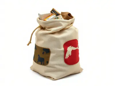 AnimalThemed Gift Bag D Model Pack Low-poly 3D model