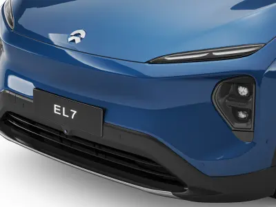 2024 Nio EL7 ES7 With Interior 3D model