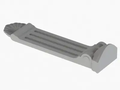 Scroll Corbel 53 - 3D Printable  3D model