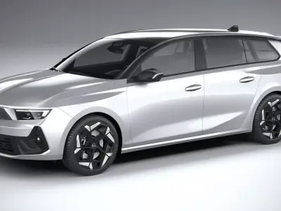 Opel Astra Sports Tourer GSE 2023 3D model