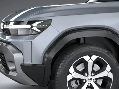 Dacia Duster 2024 3D model