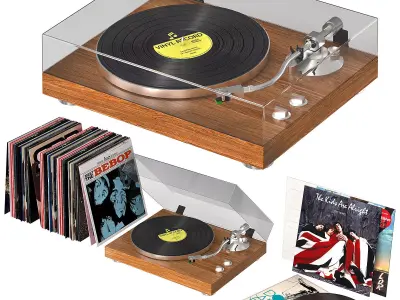 Music Gramophone 3D model