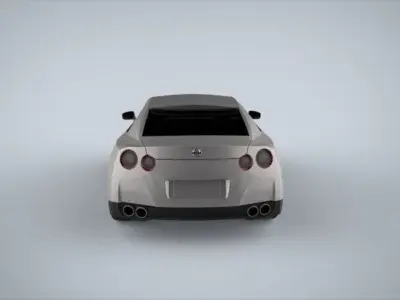 nissan gtr 4 doors 3D model
