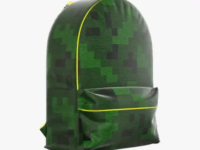 decorative set green 3D model