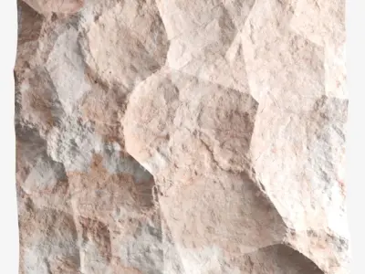 524-RockPanel sandstone wall texture 3D model