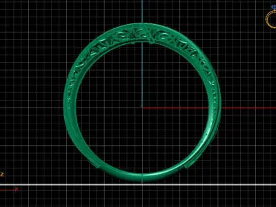 Two Head Women Ring 3DM Womens Ring 3d models 3D print model 3D print model 5