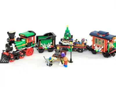 Wikibricks3D - 10254 Winter Holiday Train 3D print model