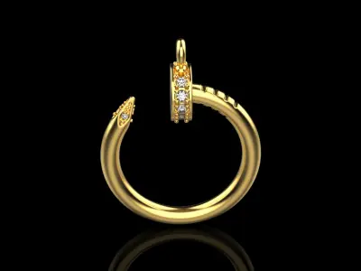 Nail Pendant 52824 3D print model