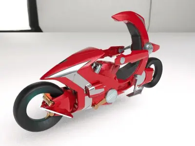 Yu-Gi-Oh 5Ds D Wheel Duel Runner   Yusei Go   Wheel of Fortune 3D model