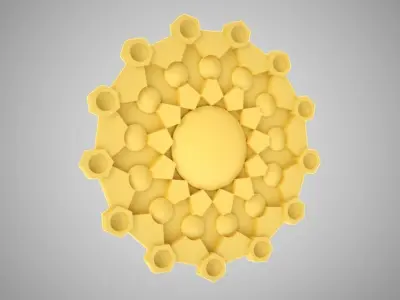 Modern Carving 3D print model