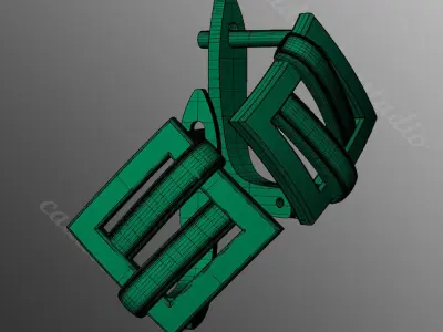 Earrings od74 3D print model