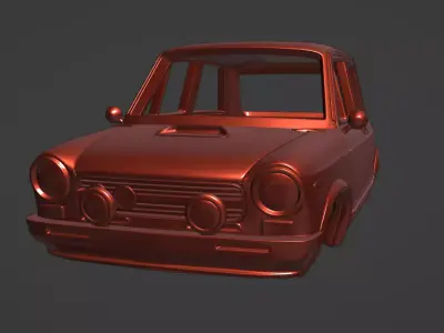 Autobianchi A112 2 versions 3D print model