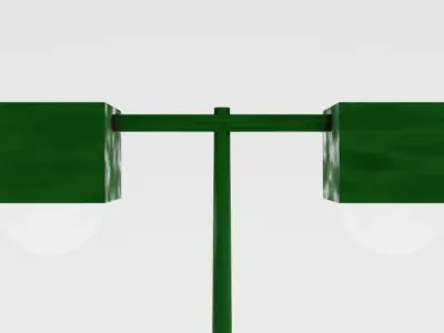 Parking Lot Lights Low-poly 3D model