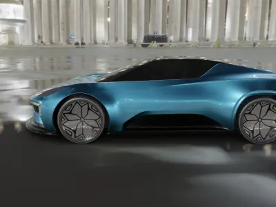 Polestar concept car 3D model