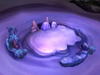 Game Low Modal - Aladdin Desert Night 3D model