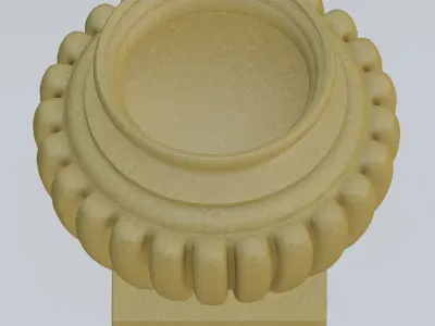 Garden urn planter06 3D model