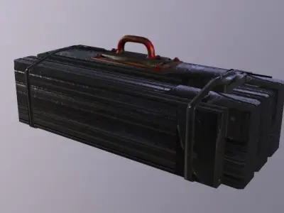 Lift Counter Low-poly 3D model