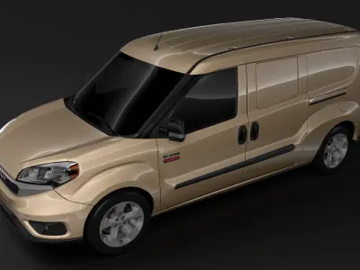 Ram ProMaster City Tradesman SLT Cargo Van 2020 3D model