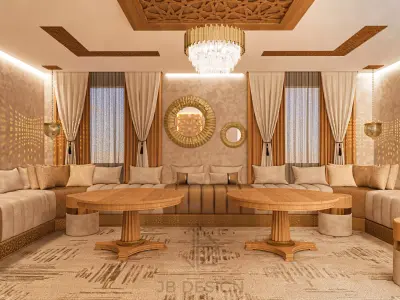 Salon Marocain Moderne 2023 3D model