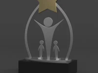 Trophy Cup 3D model