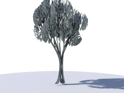 Cartoon tree S2Cv1 3D model