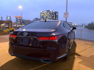 Lexus LS 500 - 2019 Low-poly 3D model