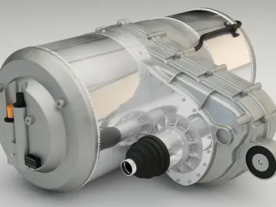 Tesla Electric Motor 3D model