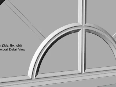 Palladian Window 3D model