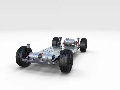 Tesla Cybertruck Chassis 3D model