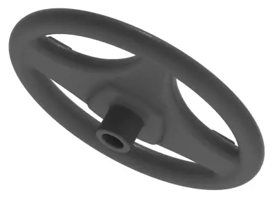 Exquisite Steering Wheel 3D print model
