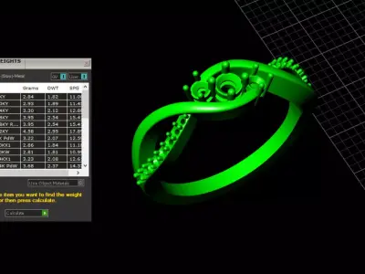 bridal minimal band 3D print model