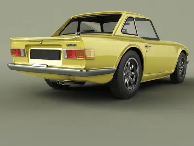 Triumph TR6 3D model