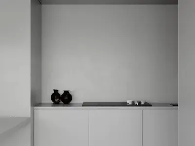 Modern living room dining room interior scenes 473 3D model