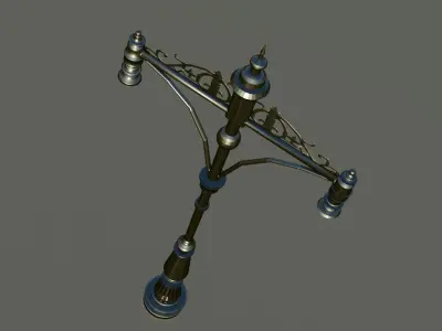 Light Post Free low-poly 3D model