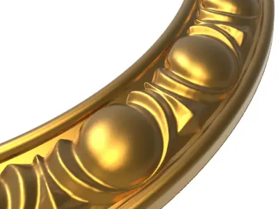 carved frame 3D model 45
