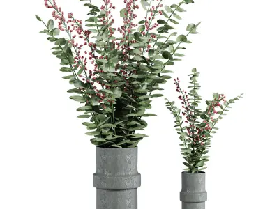bouquet set 3D model order