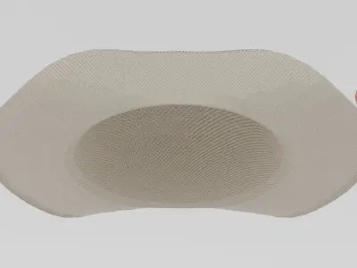  woman hat  3D model