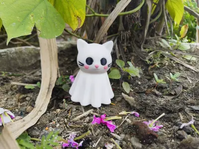 Halloween Special - Boo Cat 3D print model