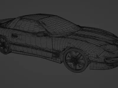 Pontiac Firebird 3D Print Model Ready to Print 3D print model