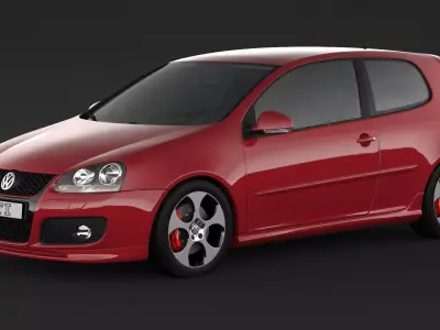Volkswagen Golf GTI 3D model