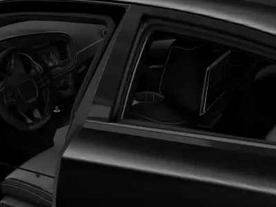 Dodge Charger SRT Hellcat 3D model by PIXELCRAZE