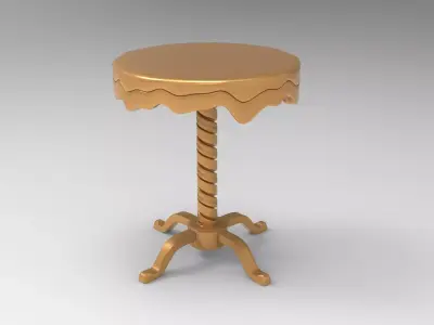 Finiko Side Table Low-poly 3D model