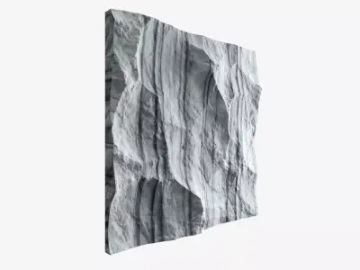 243-RockPanel sandstone wall art 3D model