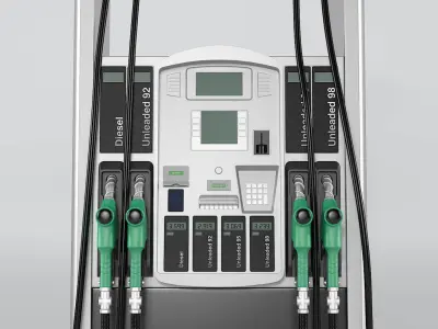 fuel dispenser 3D model