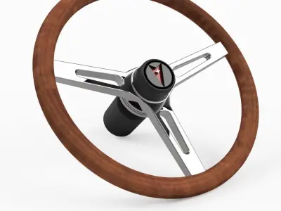 3d printable set of 3 classic steering wheels 3D print model