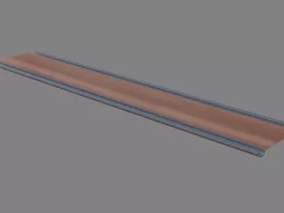 Bowling alley Low-poly 3D model purchase