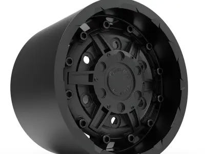 BLACK RHINO rear Destroyer 3D print model