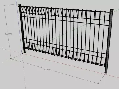 FENCE BRC-1 Free 3D model