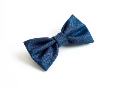 Elegant Blue Bow Tie Model Pack Low-poly 3D model