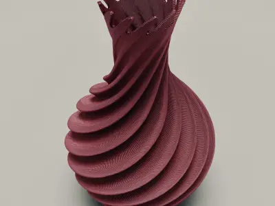 Printable Vase - Flower Pot 3D model